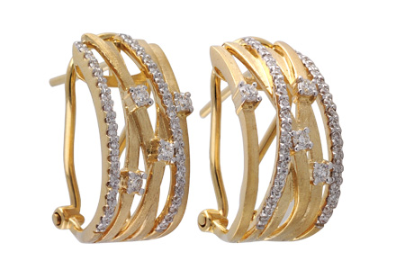 A240-00585: EARRINGS .41 TW