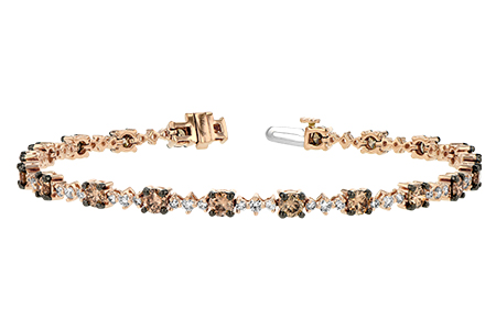 A242-78767: BRACELET 3.05 BROWN DIA 4.10 TW