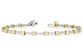 A242-78812: BRACELET 2.80 YELLOW DIA 4.01 TW