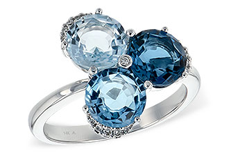 A243-65176: LDS RG 4.02 BLUE TOPAZ 4.07 TGW