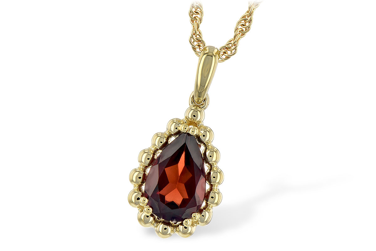 A243-67894: NECKLACE 1.38 CT GARNET