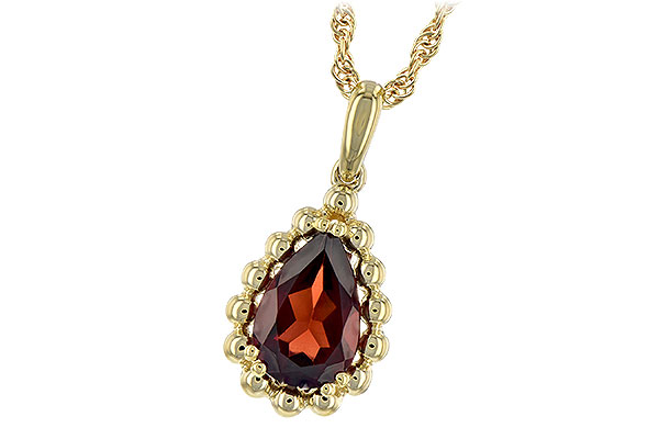 A243-67894: NECKLACE 1.38 CT GARNET