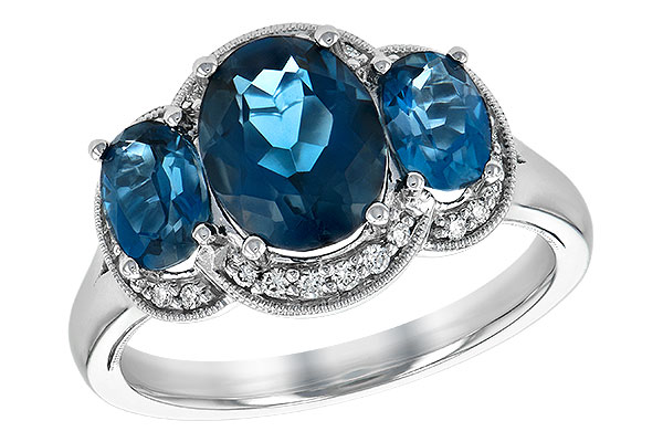 A243-70567: LDS RG 4.20 BLUE TOPAZ 4.33 TGW