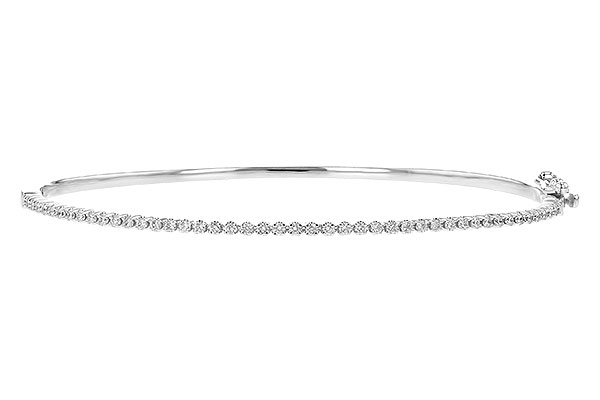 A244-63349: BANGLE BRACELET .50 TW