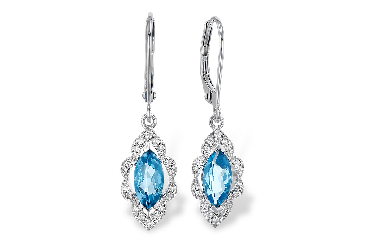 A327-35176: EARR 1.02 TW BLUE TOPAZ 1.17 TGW