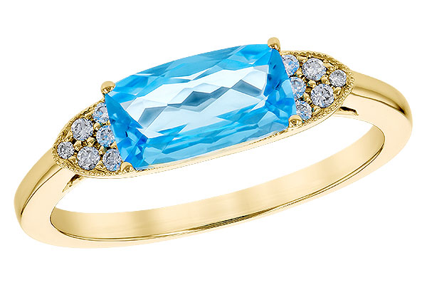 A328-18730: LDS RG 1.44 BLUE TOPAZ 1.52 TGW