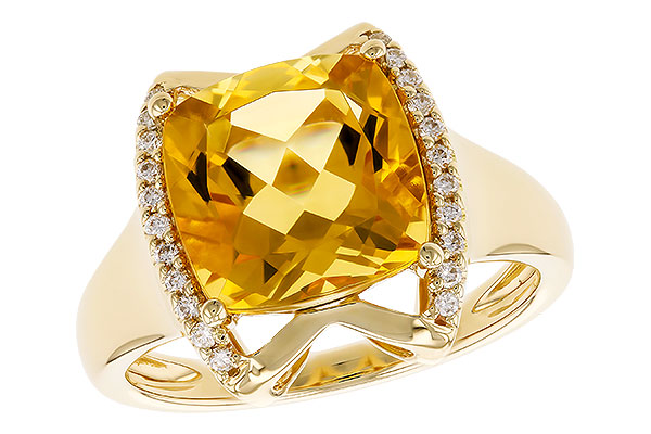 A328-23358: LDS RG 3.74 CITRINE 3.85 TGW (10MM CUSHION)