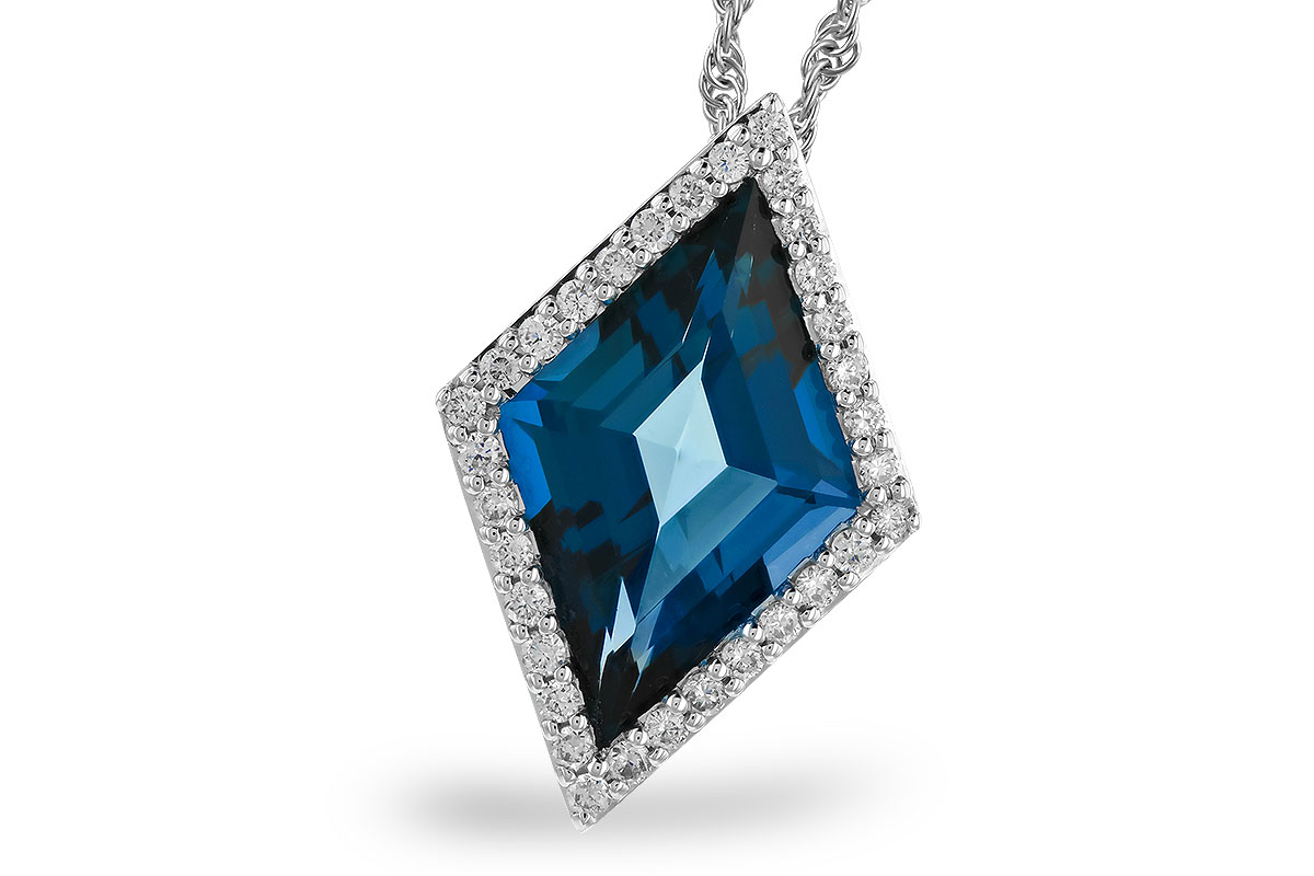 A328-25158: NECK 3.04 LONDON BLUE TOPAZ 3.20 TGW