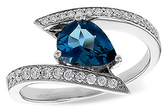 A329-10576: LDS RG 1.04 LONDON BLUE TOPAZ 1.28 TGW (8x6MM)