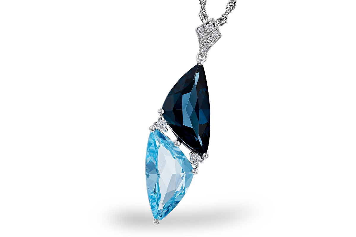 A329-11503: NECK 6.87 BLUE TOPAZ 6.97 TGW