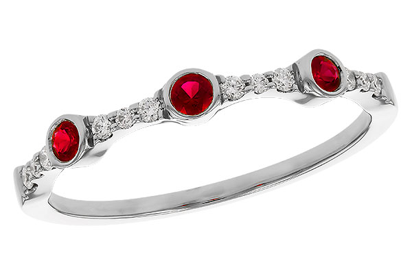 A329-12412: LDS WED RG .15 RUBY .24 TGW