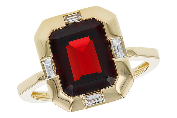 A329-13330: LDS RG 3.65 GARNET 3.82 TGW (10x8MM GAR)