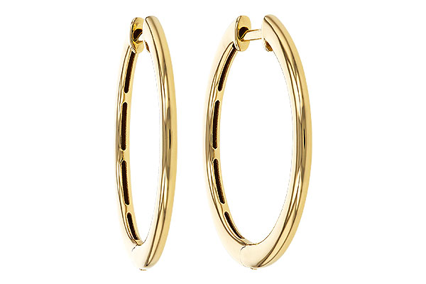 A329-16930: GOLD EARRINGS (24MM)