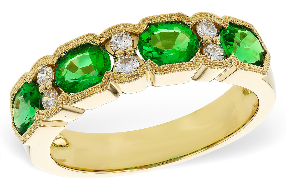 A329-16976: LDS WED RG 1.20 EMERALD 1.38 TGW (5x4MM EMER)