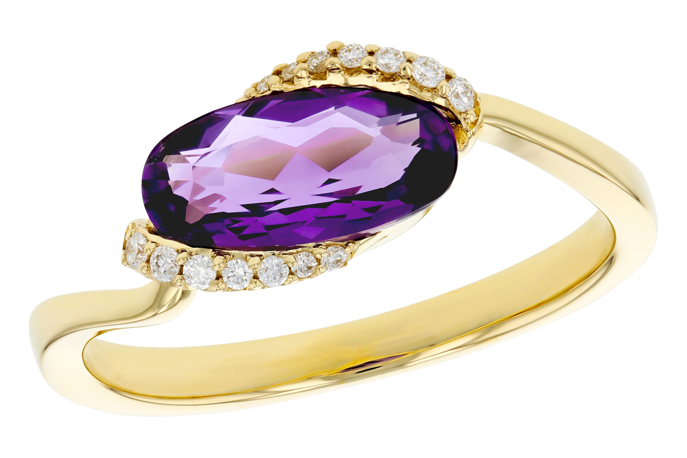 A330-02412: LDS RG 1.07 TW AMETHYST 1.13 TGW (10x5MM AMY)