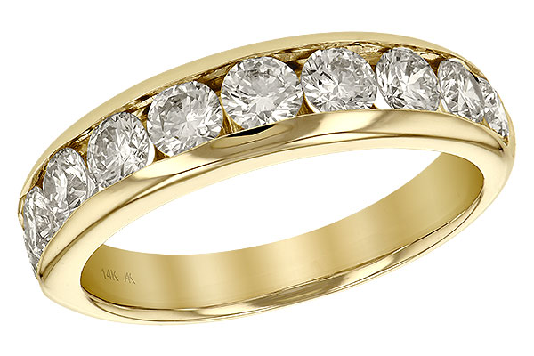B147-33339: LDS WED RG 1.50 TW (10 STONES)