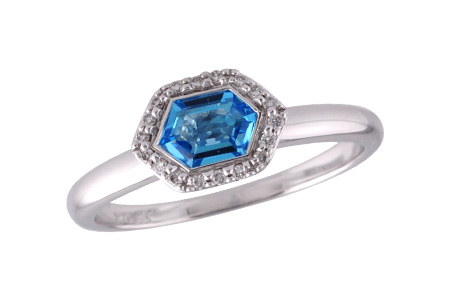 B241-82385: LDS RG .48 BLUE TOPAZ .55 TGW