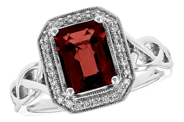 B241-85112: LDS RG 1.89 GARNET 2.00 TGW