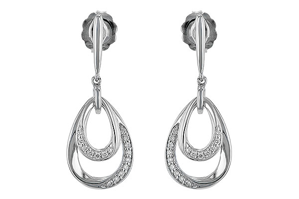 B243-69685: EARRINGS .12 TW