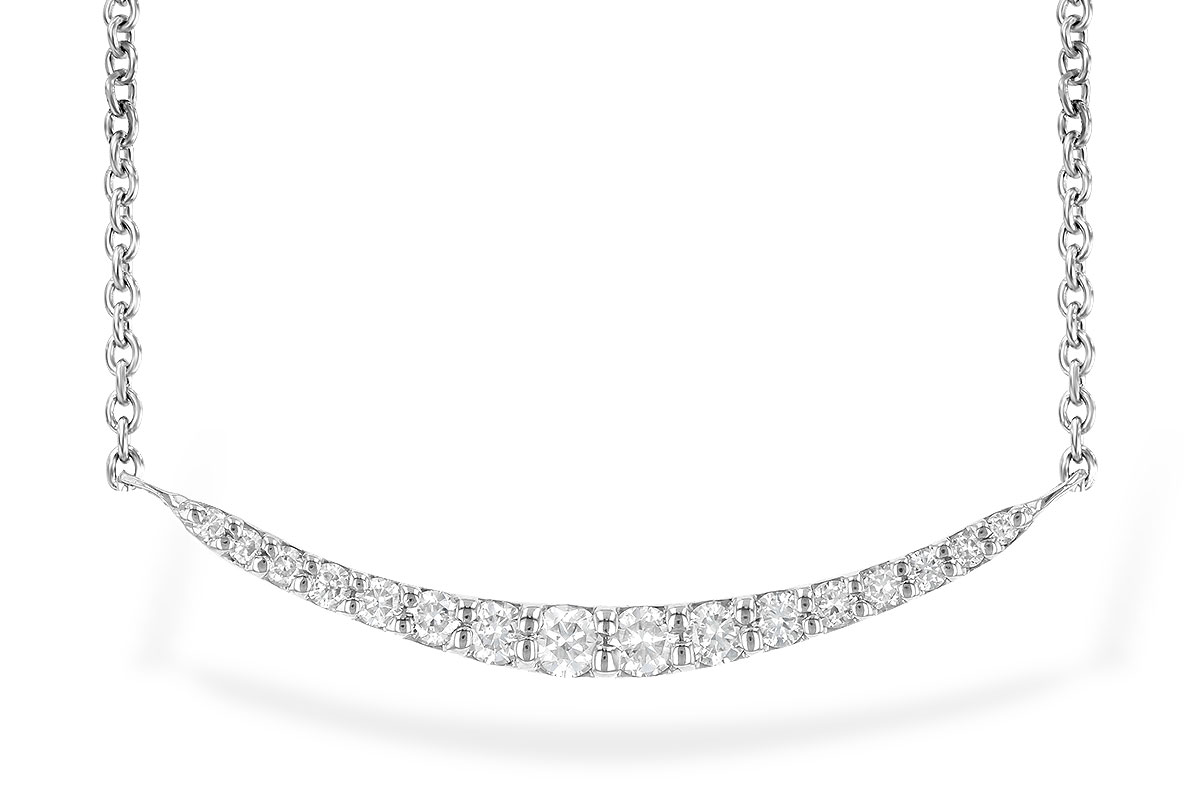 B244-59721: NECKLACE .20 TW (16 STONES)