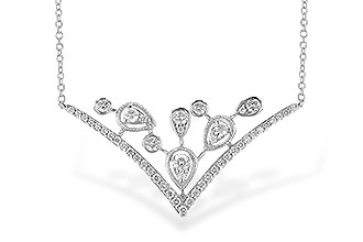 B327-31476: NECKLACE .45 TW