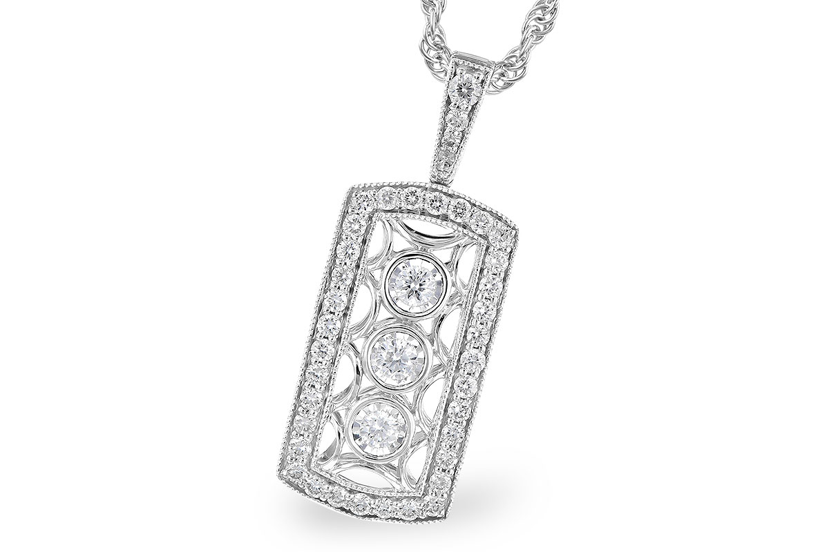 B327-33321: NECKLACE .40 TW