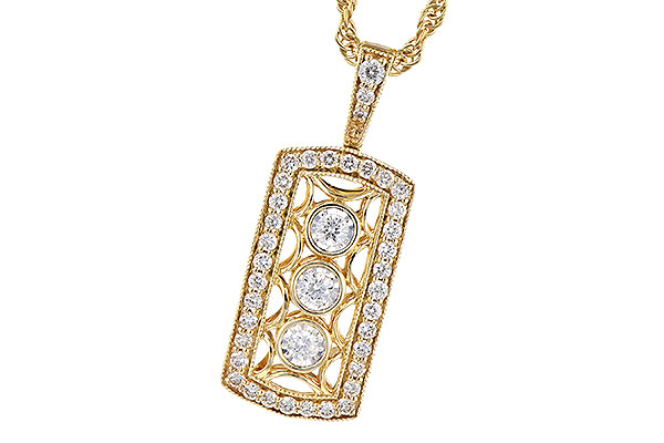 B327-33321: NECKLACE .40 TW