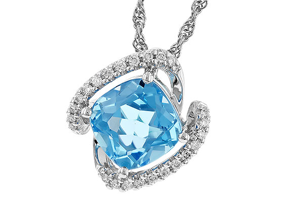 B328-22421: NECK 2.61 BLUE TOPAZ 2.72 TGW