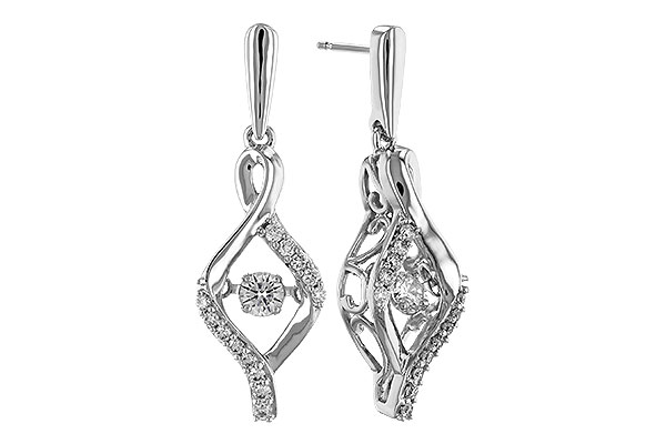 B328-25112: EARRINGS .40 TW