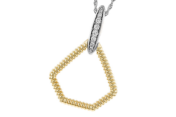 B328-25176: NECKLACE .12 TW