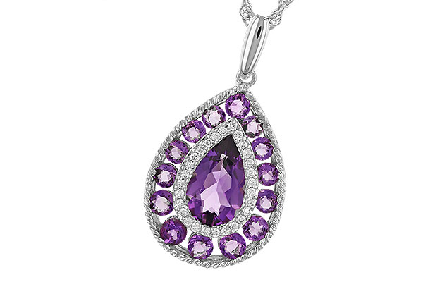 B328-26012: NECK 1.95 TW AMETHYST 2.05 TGW