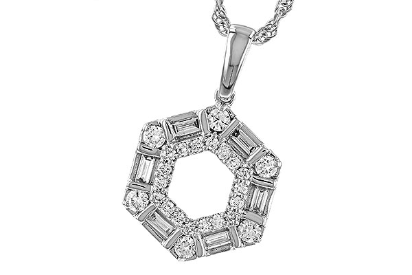 B329-10567: NECKLACE .14 TW BAG .50 TW