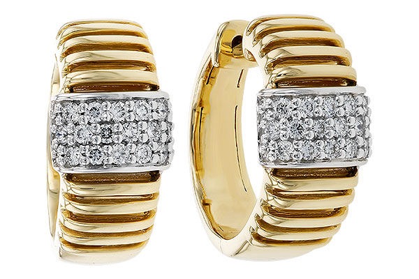 B329-10594: EARRINGS .23 TW
