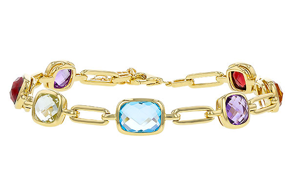 B329-13321: BRACELET 8.87 TW SEMI-PREC (GT,CIT,AMY,G.AMY,BT)