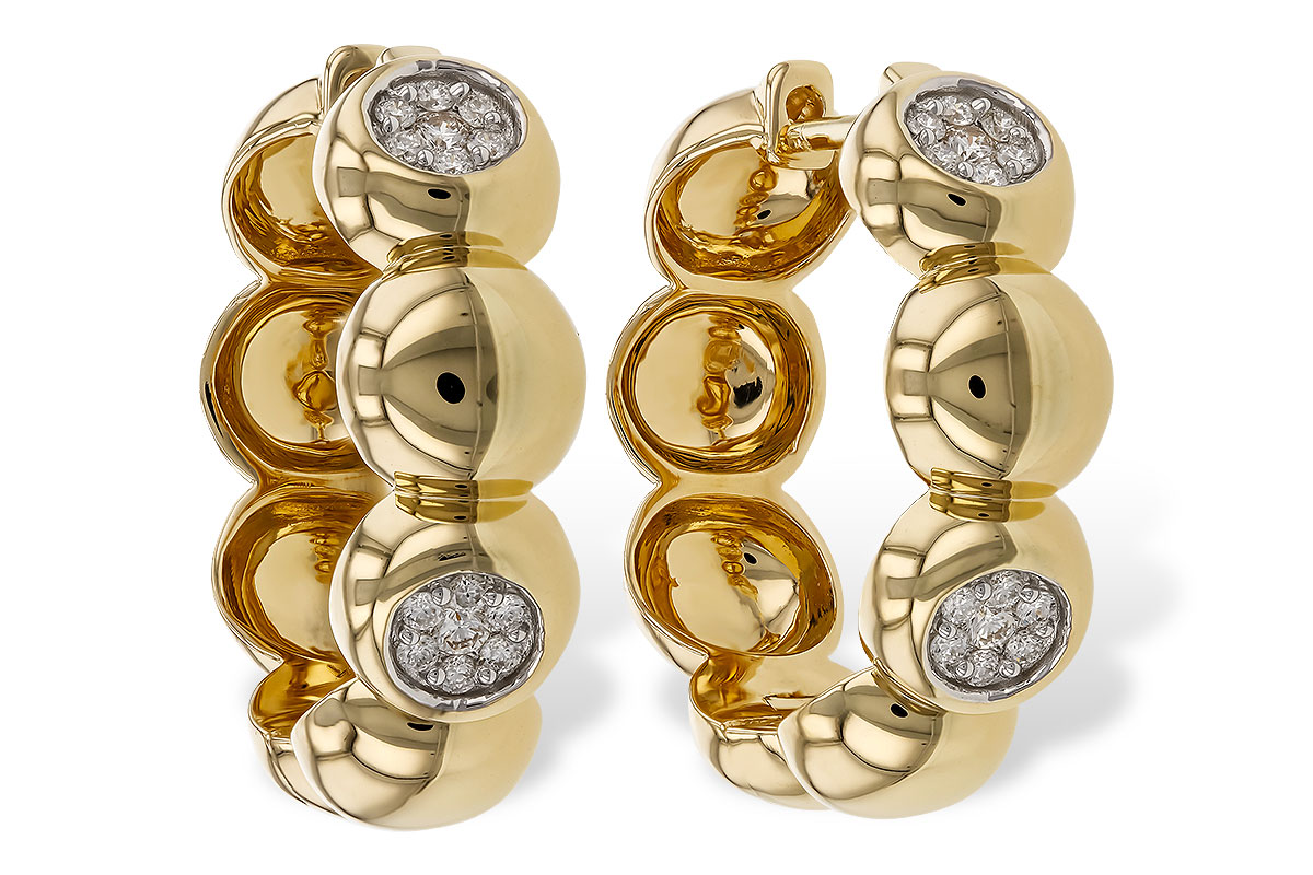 B329-14267: EARRINGS .20 TW