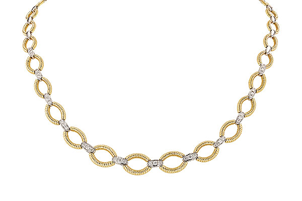 B329-15121: NECKLACE .75 TW (17")