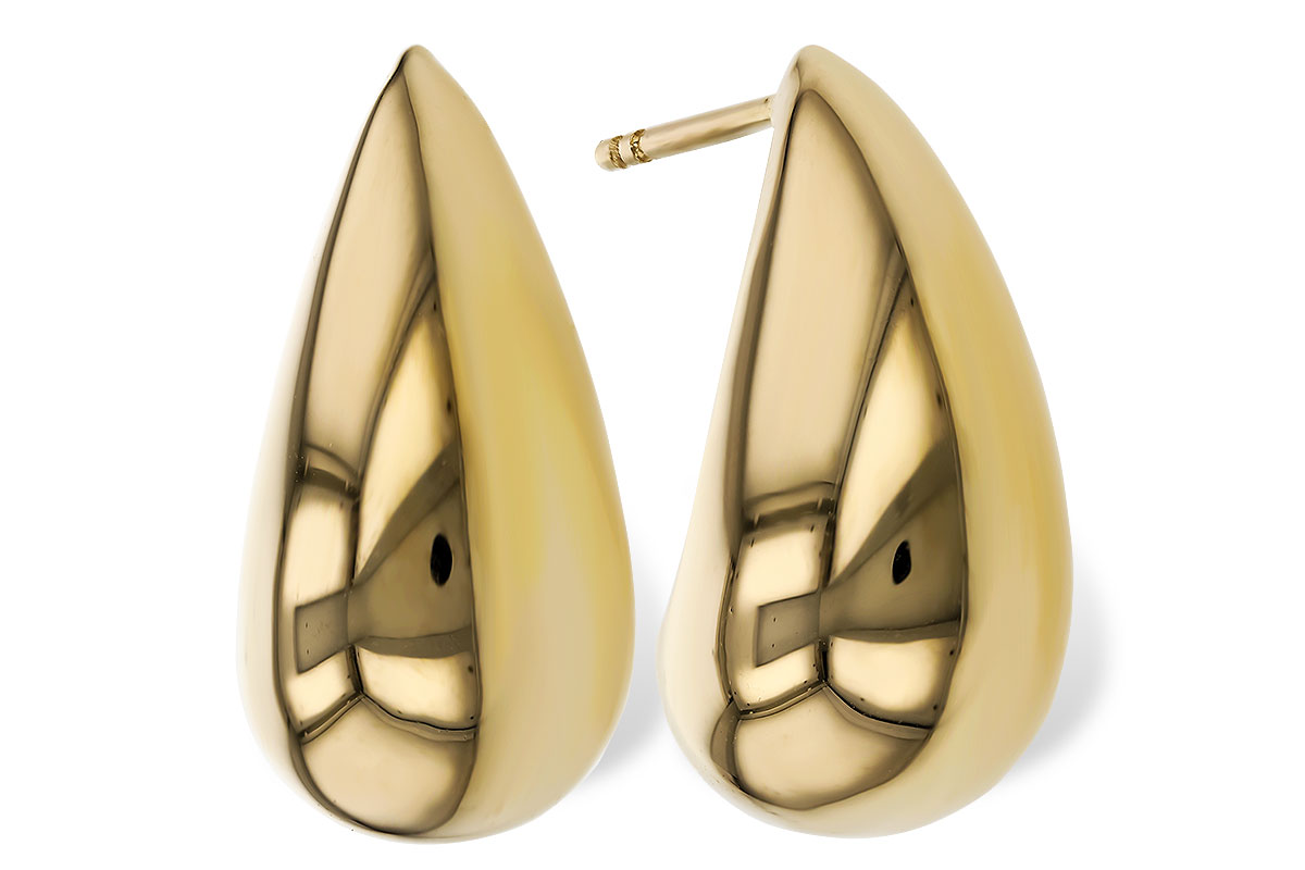B329-15130: GOLD EARRINGS (20MM)