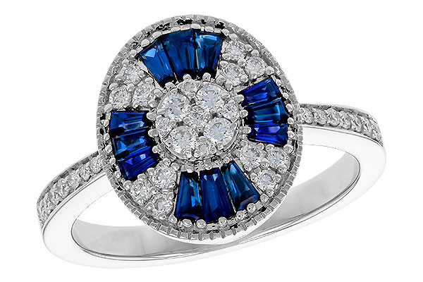 B329-16076: LDS RG .56 TW SAPPHIRE .86 TGW