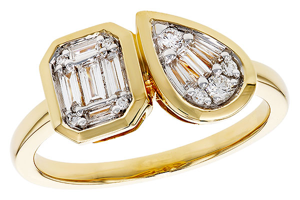 B329-16976: LDS DIA RG .17 TW BAGUETTE .25 TW