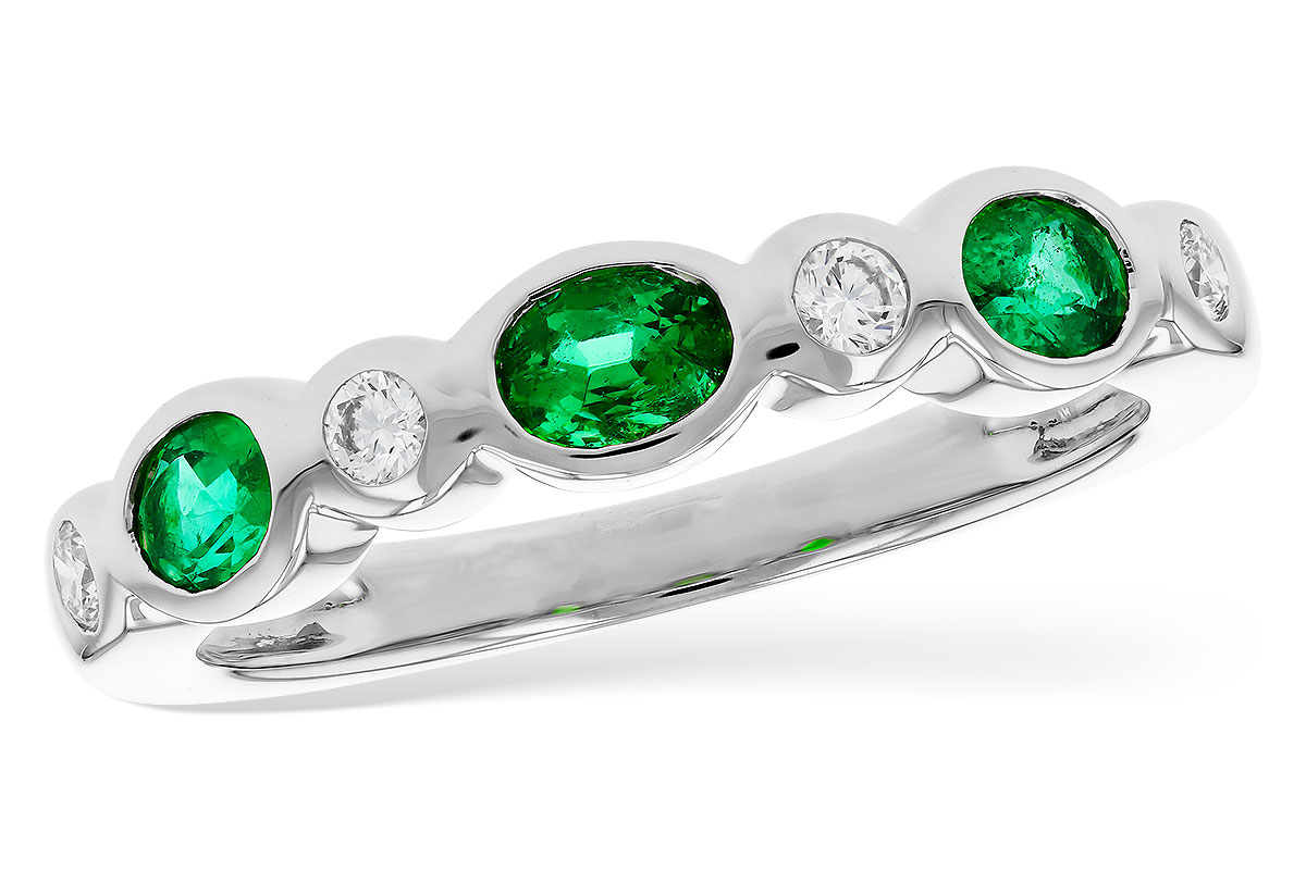 B330-00612: LDS WED RG .43 EMERALD .56 TGW