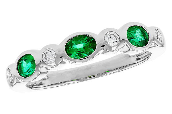 B330-00612: LDS WED RG .43 EMERALD .56 TGW