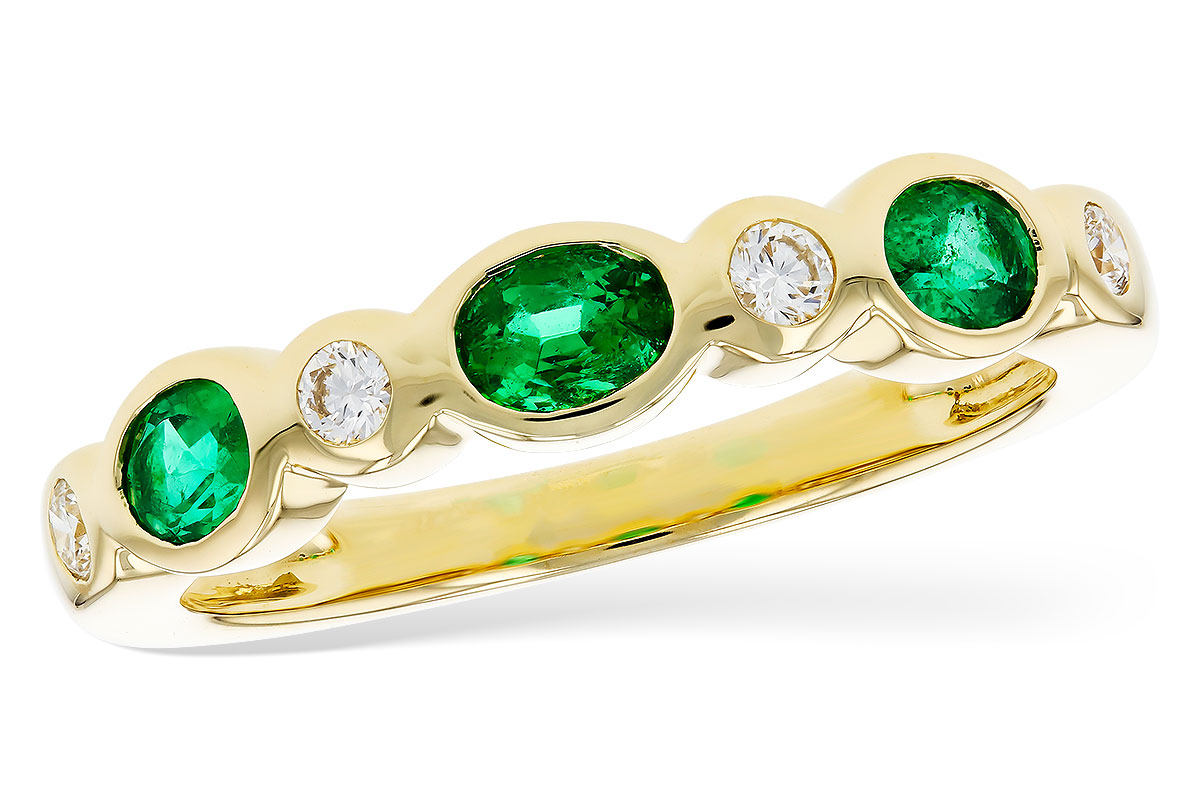 B330-00612: LDS WED RG .43 EMERALD .56 TGW
