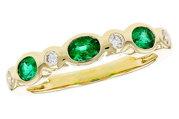B330-00612: LDS WED RG .43 EMERALD .56 TGW