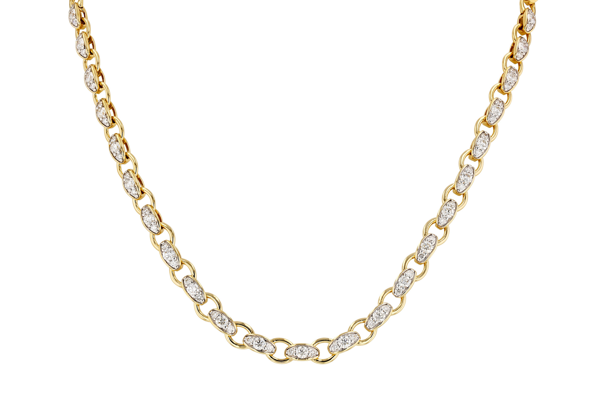 B330-02376: NECKLACE 3.18 TW (17.25")