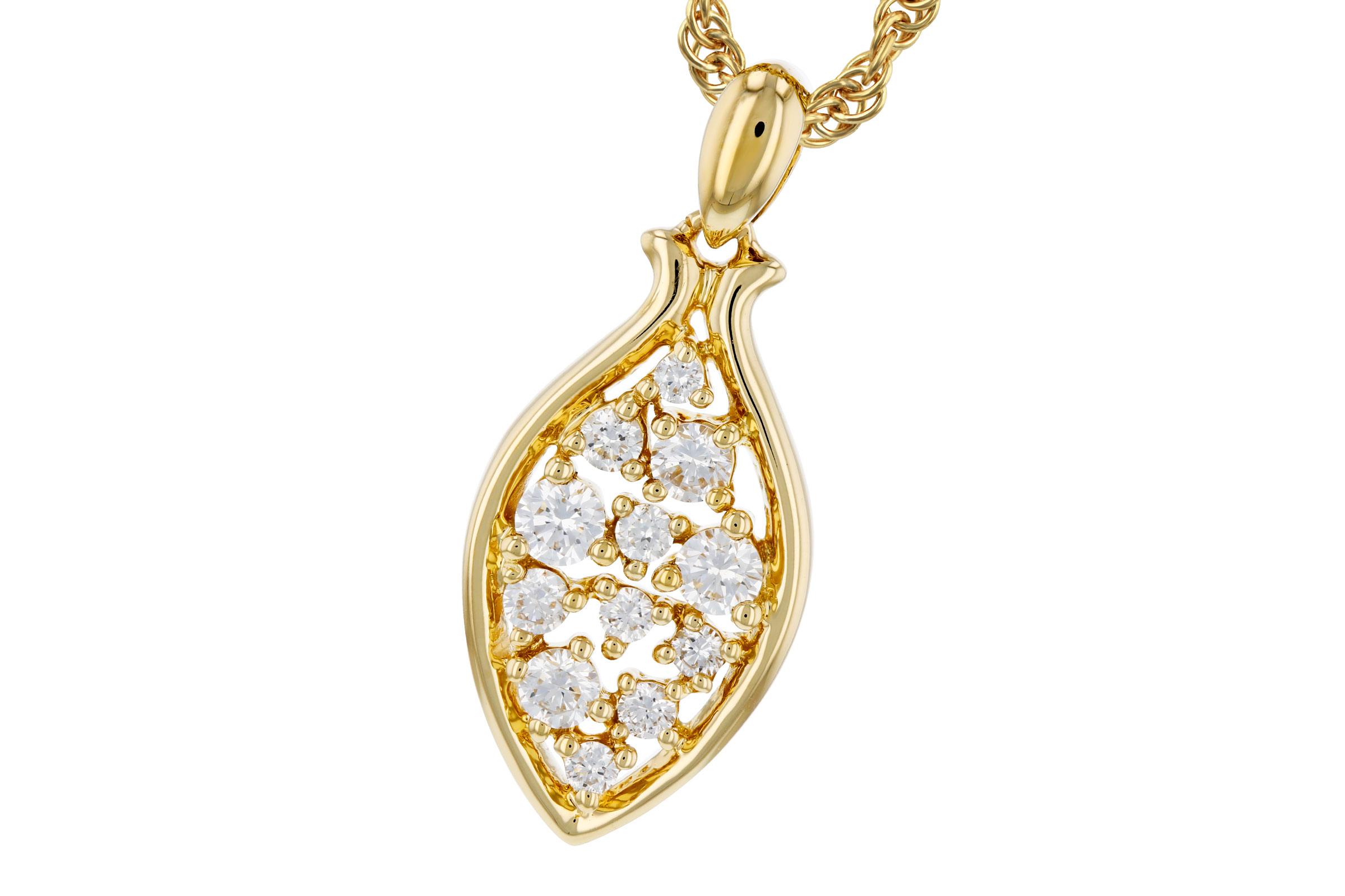 B330-02394: NECKLACE .26 TW