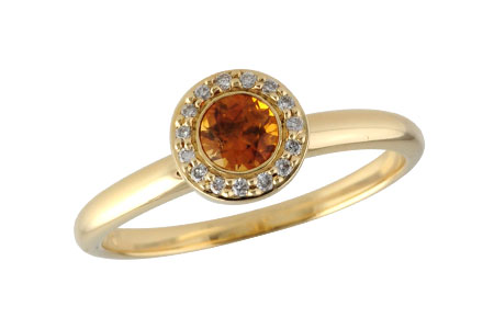 C240-99721: LDS RG .19 CITRINE .25 TGW