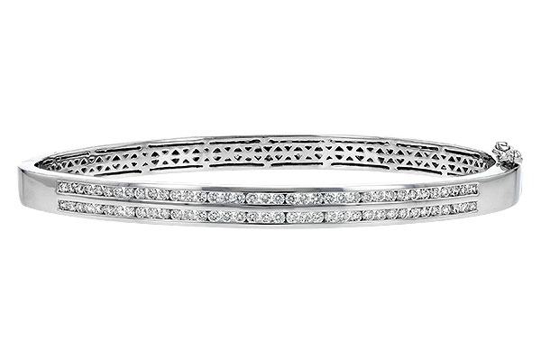 C243-72421: BANGLE BRACELET 1.00 TW (2 ROW)