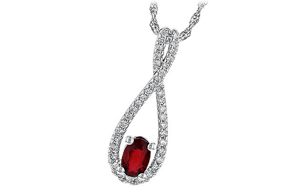 C244-56939: NECK .50 RUBY .74 TGW