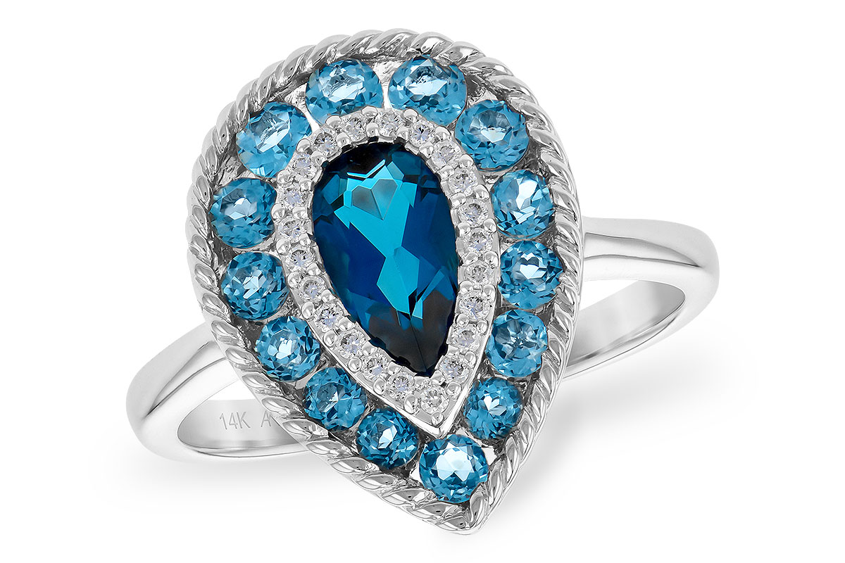 C244-58803: LDS RG 1.52 TW BLUE TOPAZ 1.60 TGW