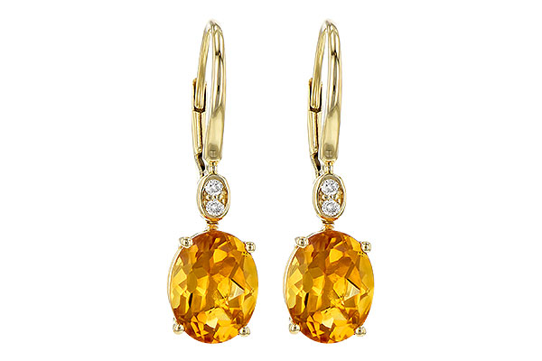 C244-63276: EARR 3.20 TW CITRINE 3.25 TGW (9x7MM CIT)